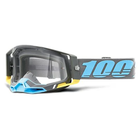 100% RACECRAFT 2 GOGGLES - TRINIDAD CLEAR LENS