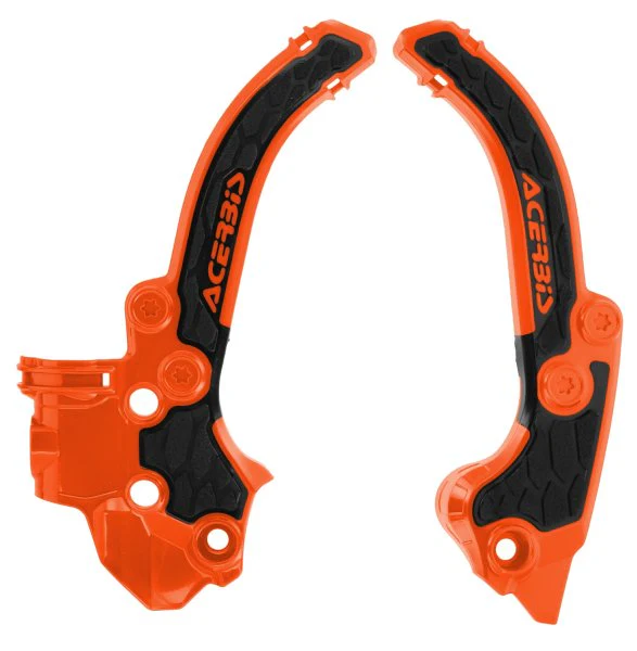 ACERBIS X-GRIP FRAME GUARDS KTM SX 50 24- ORANGE-BLACK