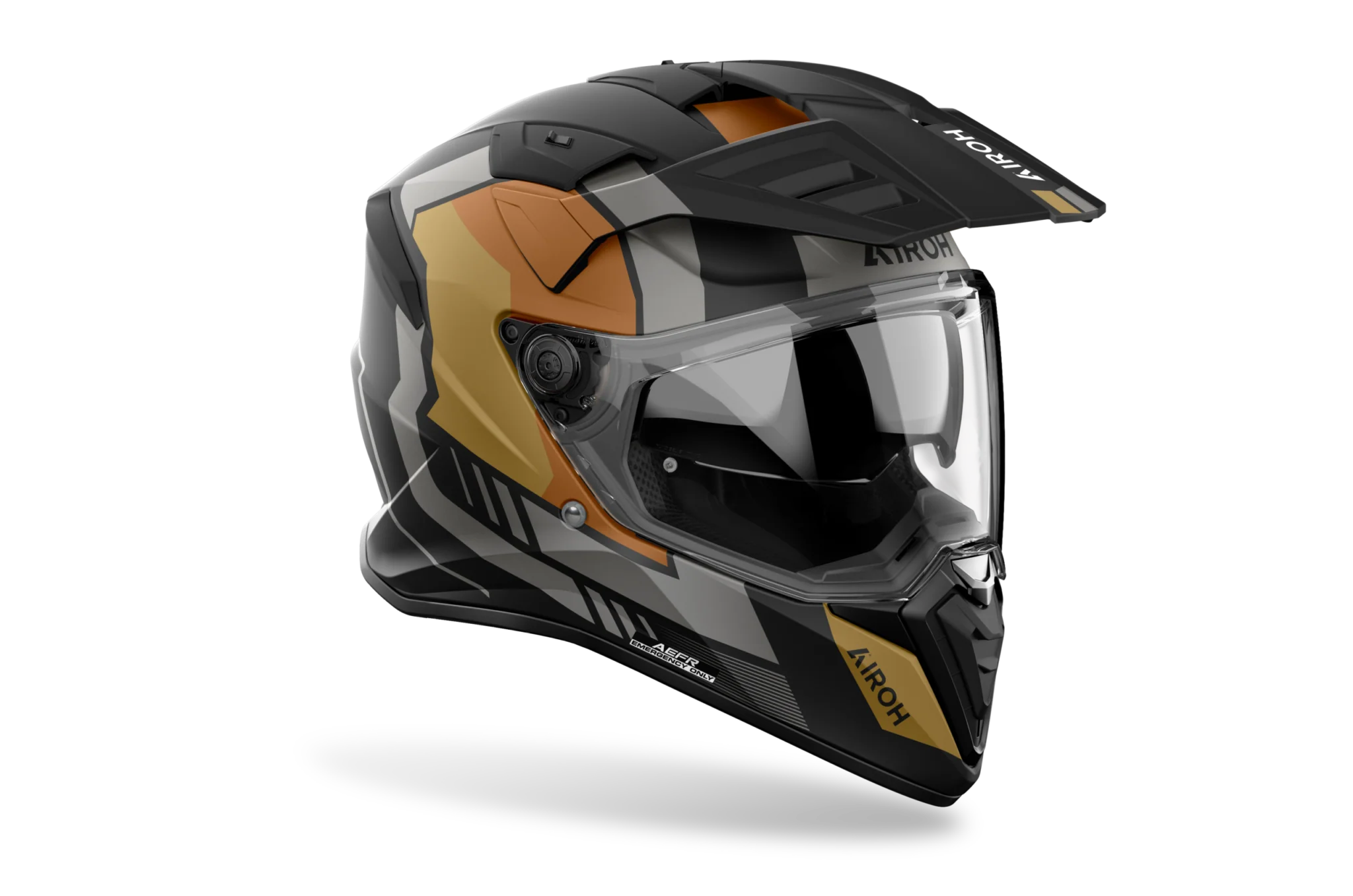 AIROH BANDIT HORN HELMET - GOLD MATT - Image 3