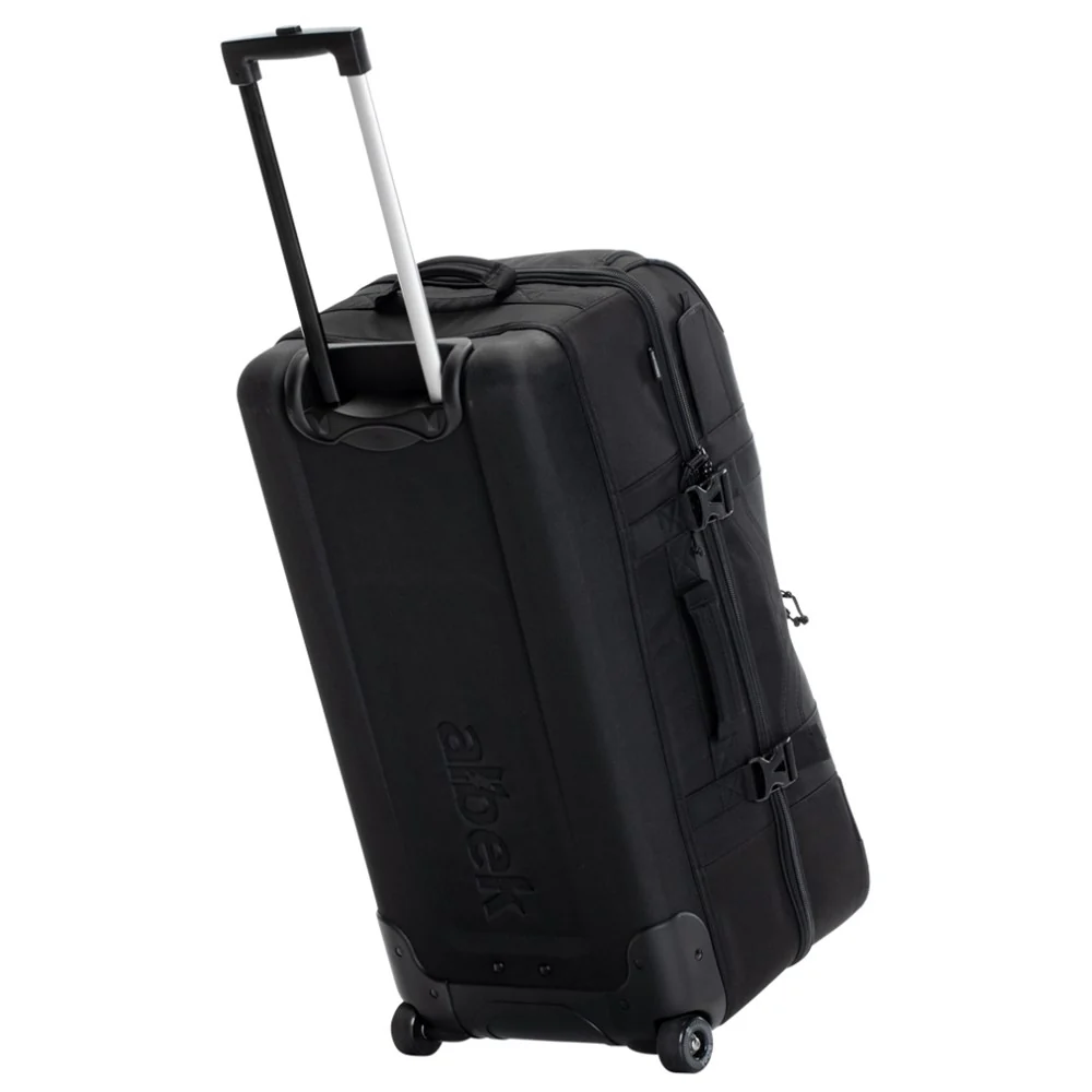 Albek Long Haul Checked Travel Bag - Black - Image 3