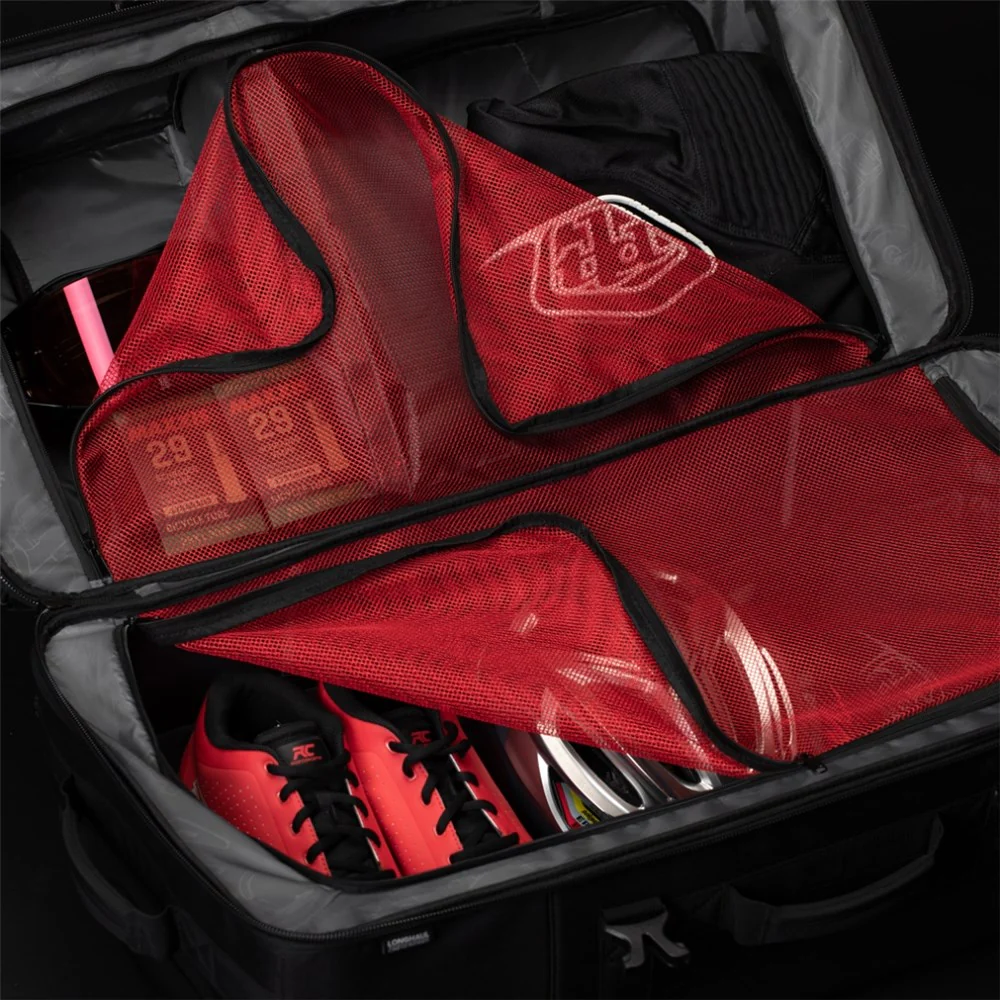 Albek Long Haul Checked Travel Bag - Black - Image 4