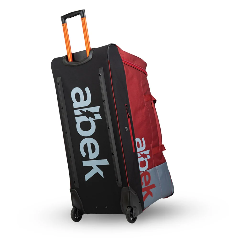 Albek Meridian Wheeled Gear Bag - Burgundy - Image 3