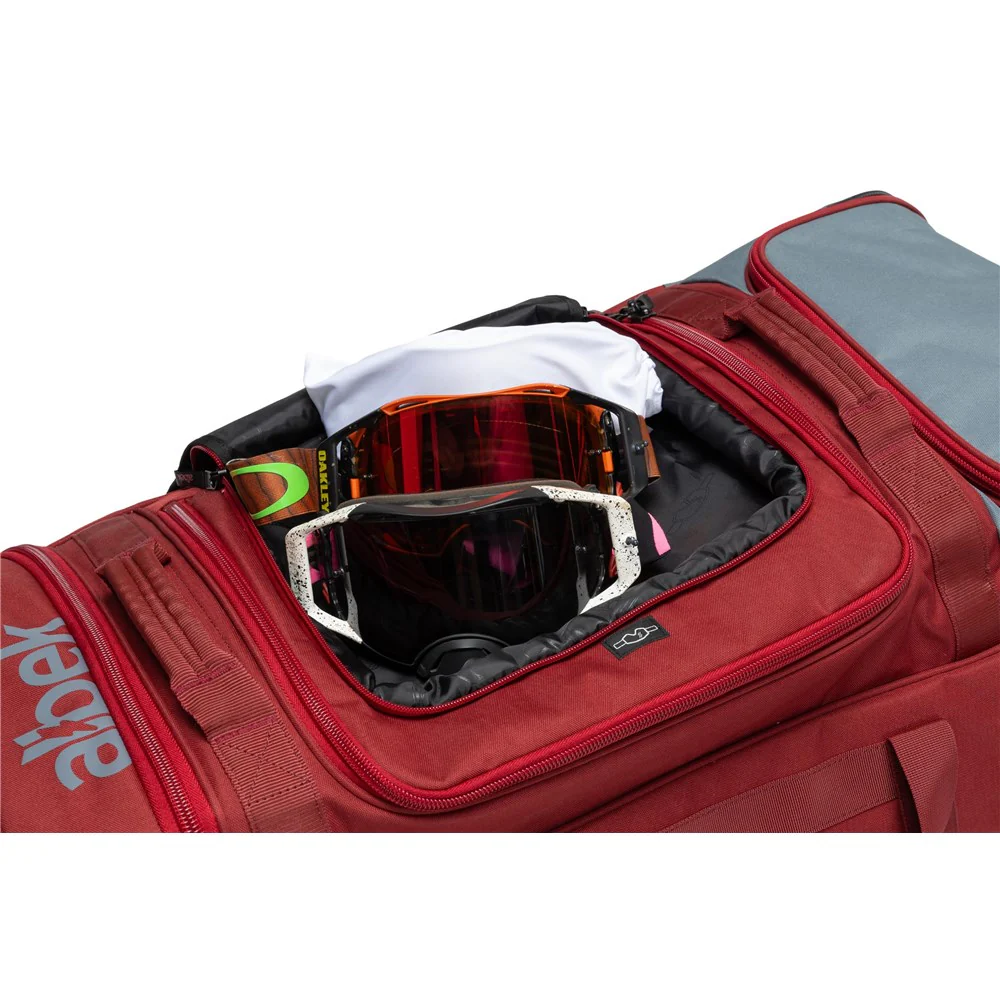 Albek Meridian Wheeled Gear Bag - Burgundy - Image 5