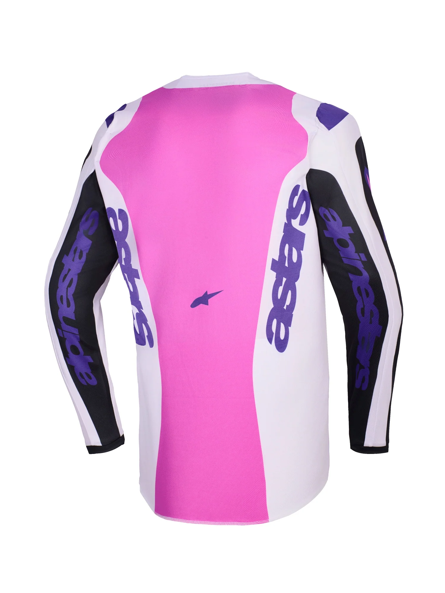 ALPINESTARS 2026 FLUID GRID JERSEY - BLACK LIGHT GREY PURPLE - Image 2