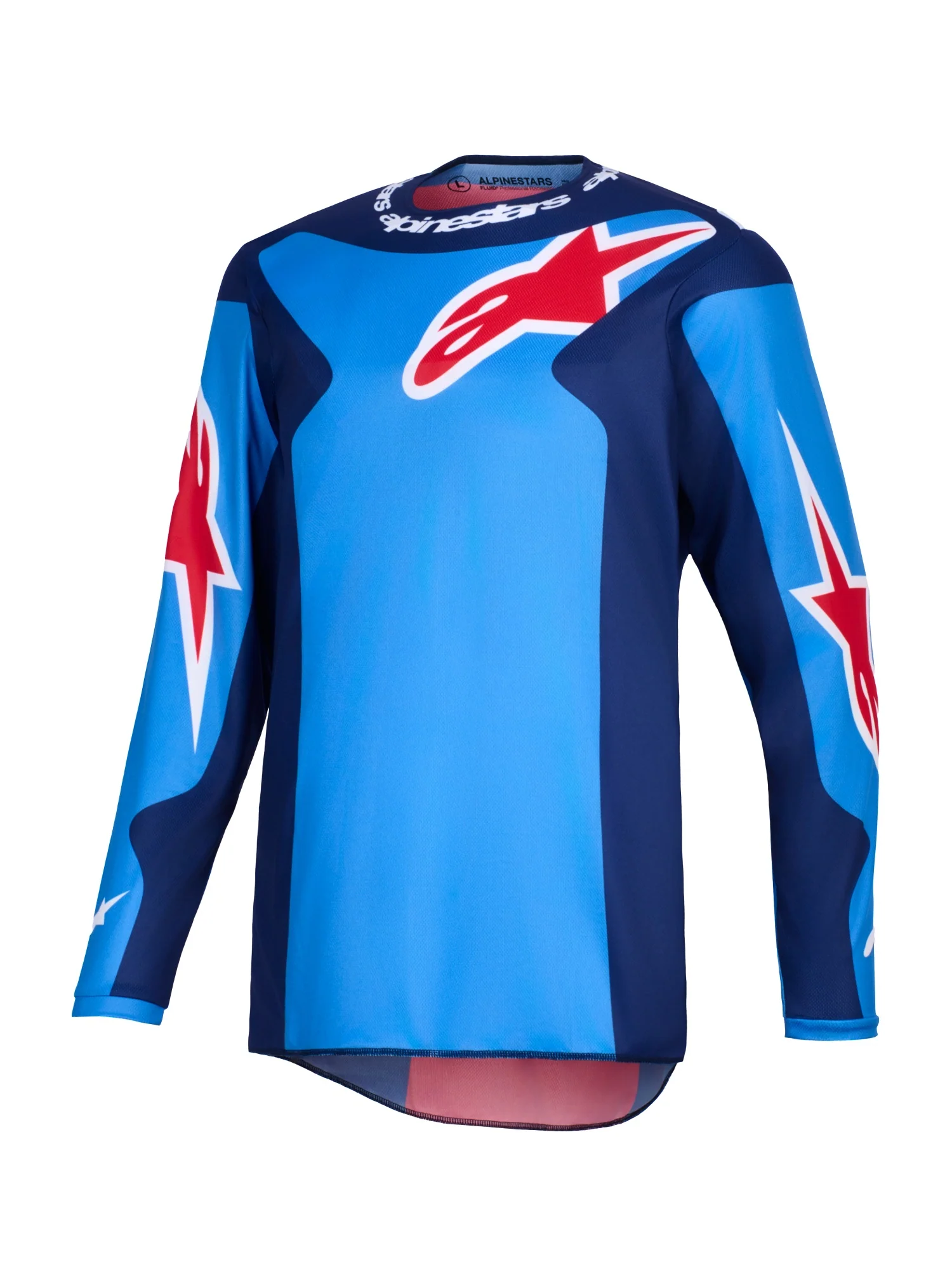 ALPINESTARS 2026 FLUID GRID JERSEY - BLUE RED