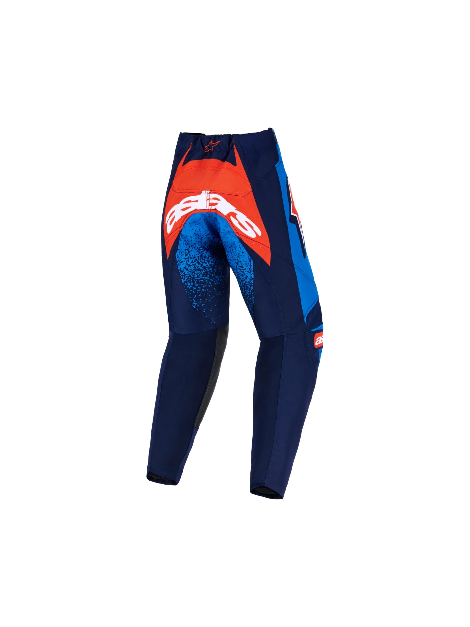 ALPINESTARS 2026 KIDS RACER NOMUR PANTS - DARK NAVY ORANGE UCLA BLUE - Image 2