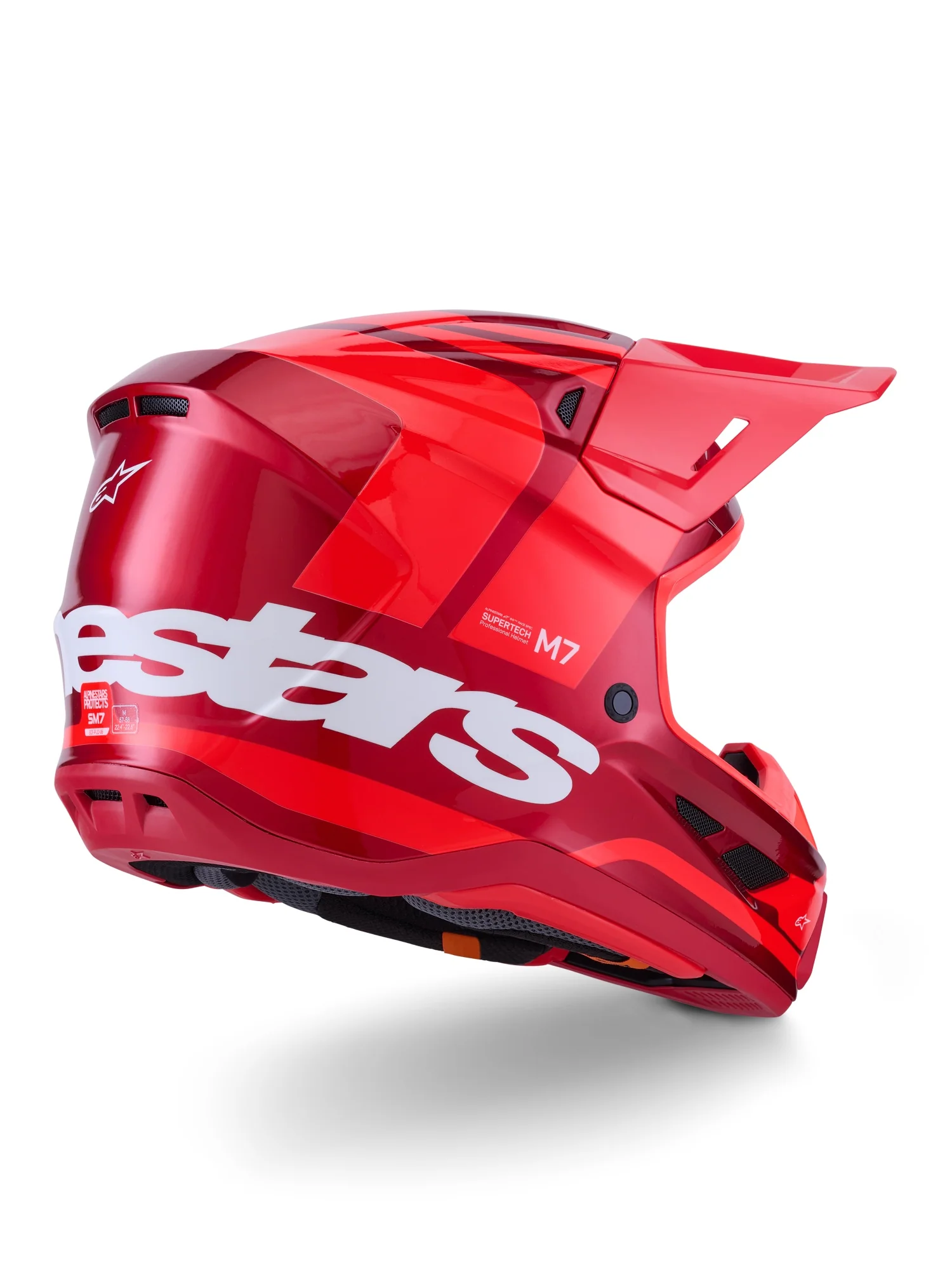 ALPINESTARS 2026 S-M7 CORE HELMET - RED GLOSSY - Image 2