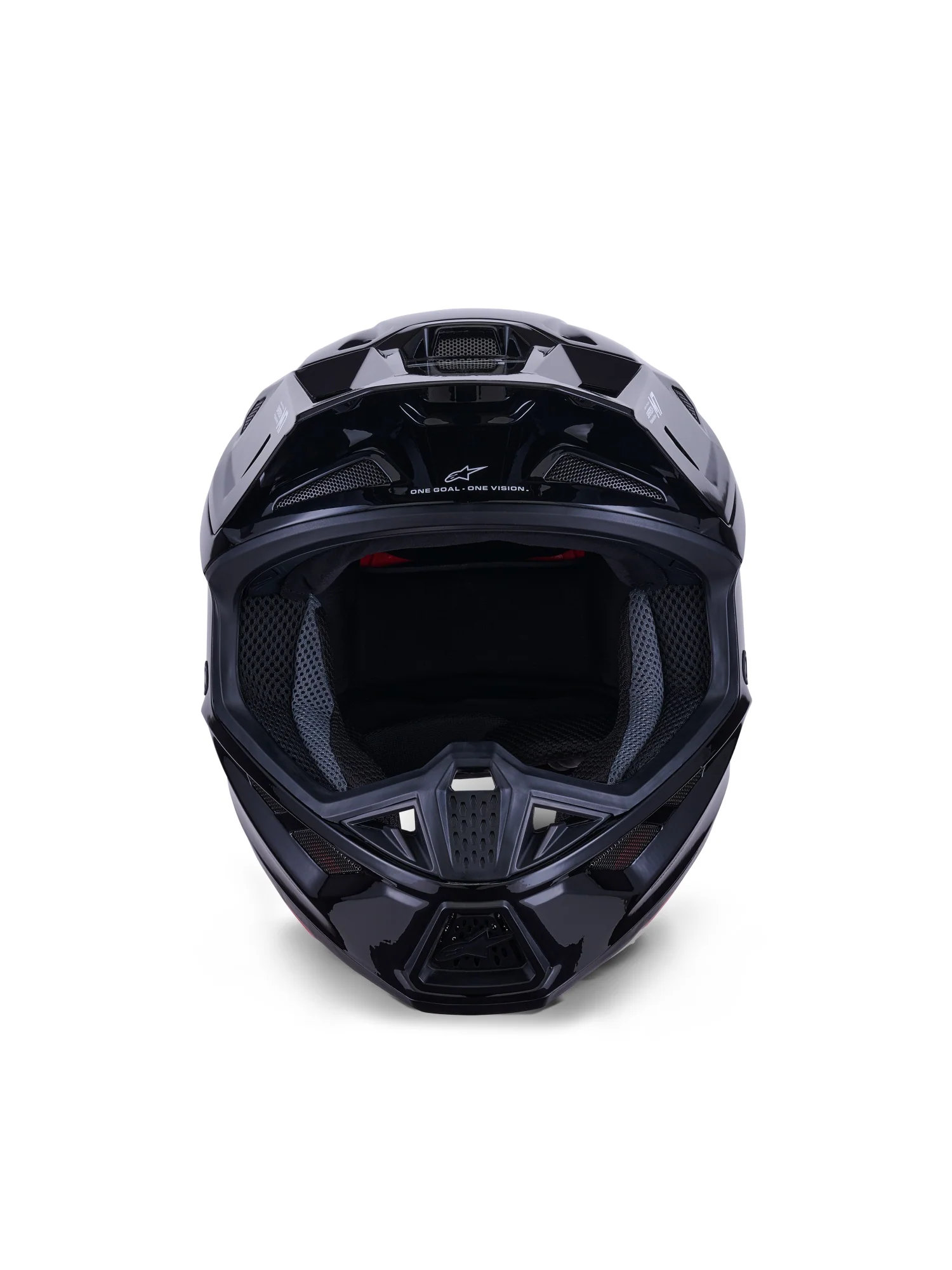 ALPINESTARS 2026 S-M7 SOLID HELMET - BLACK GLOSSY - Image 3