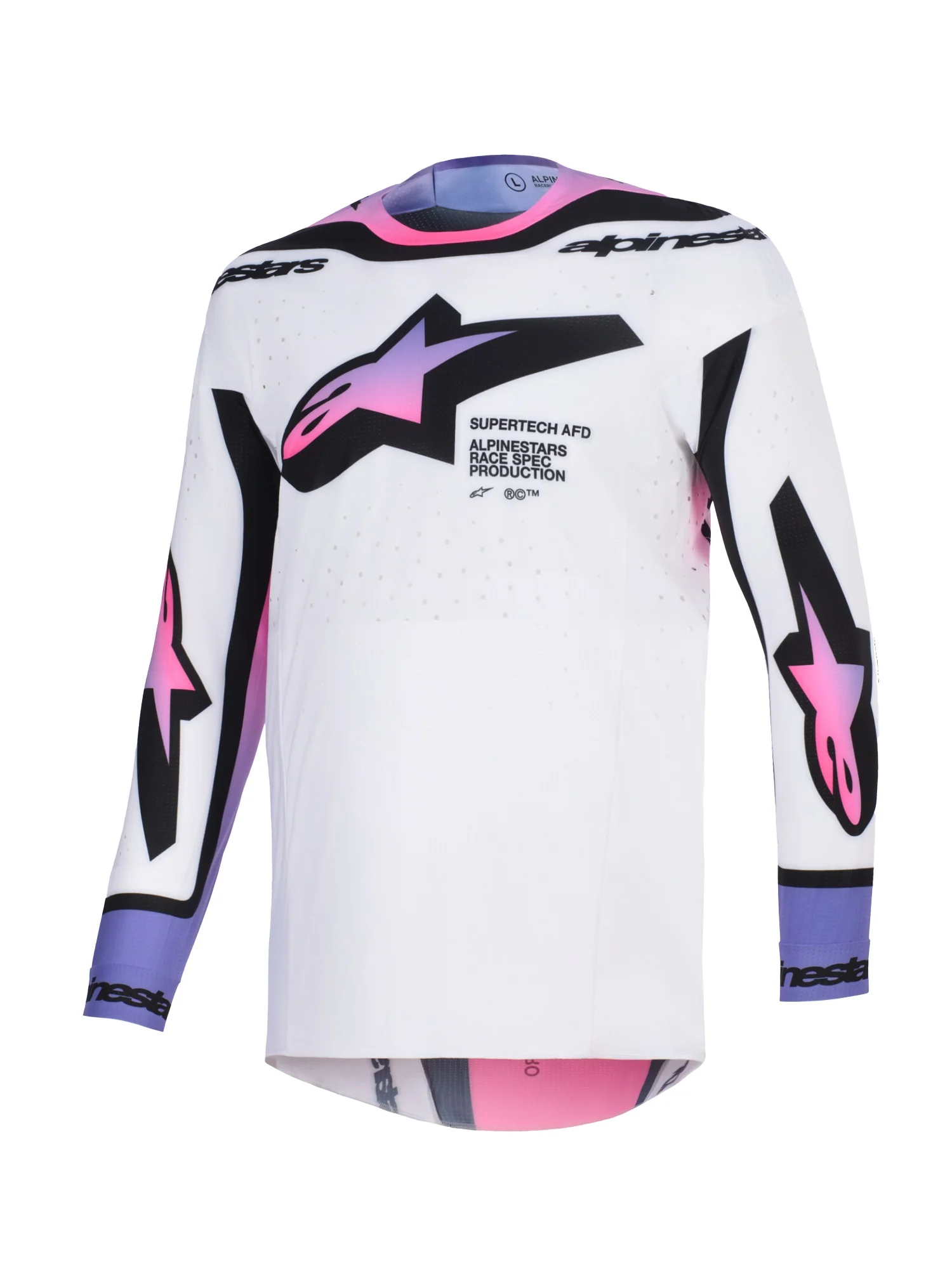 ALPINESTARS 2026 SUPERTECH PRO VISTA JERSEY - WHITE PURPLE BLACK