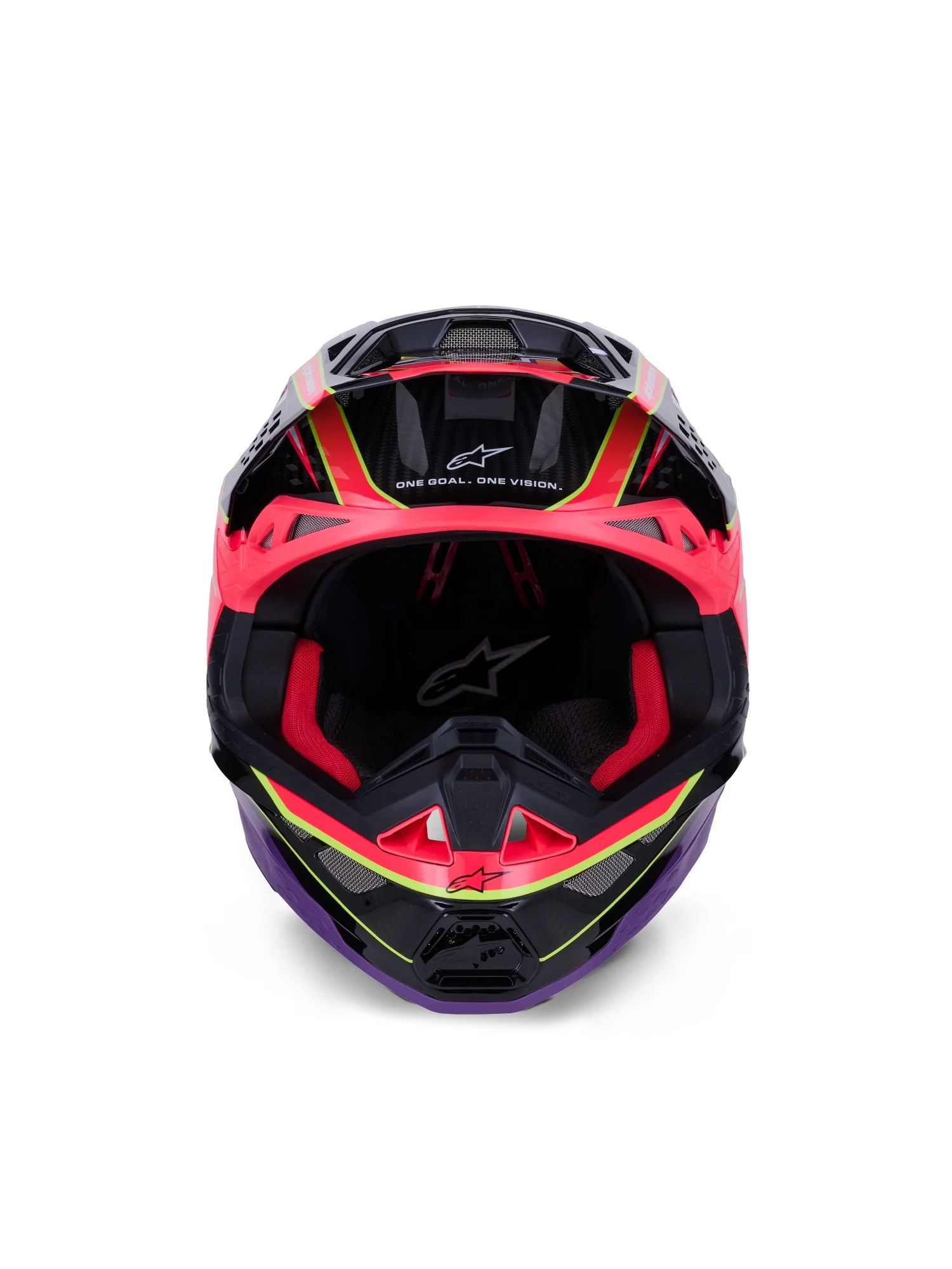 ALPINESTARS 2026 SUPERTECH S-M10 ERA HELMET - PINK VIOLET YELLOW FLUO GLOSSY - Image 3