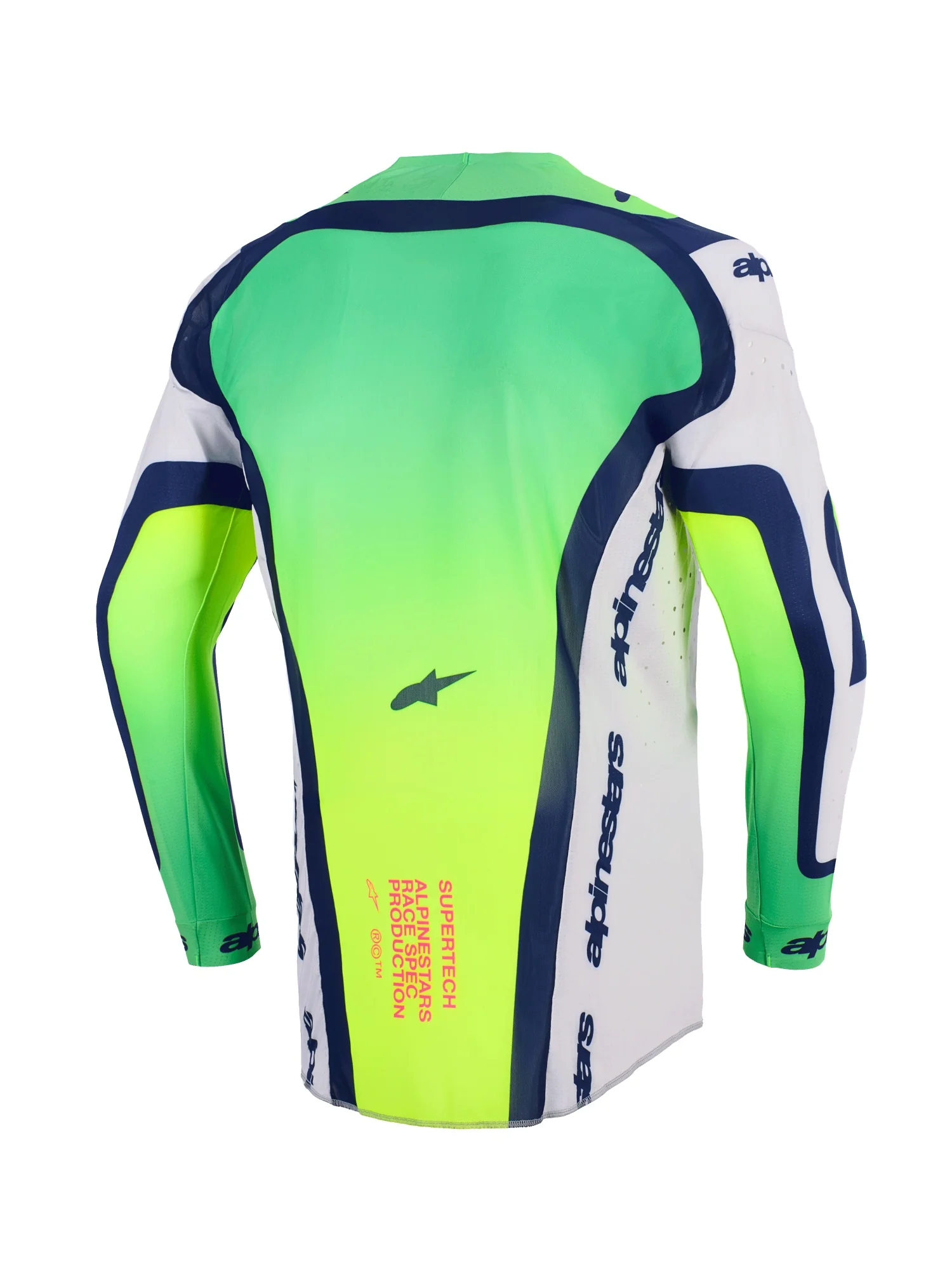 ALPINESTARS 2026 SUPERTECH VISTA JERSEY - LIGHT GREY YELLOW FLUO BLUE - Image 2