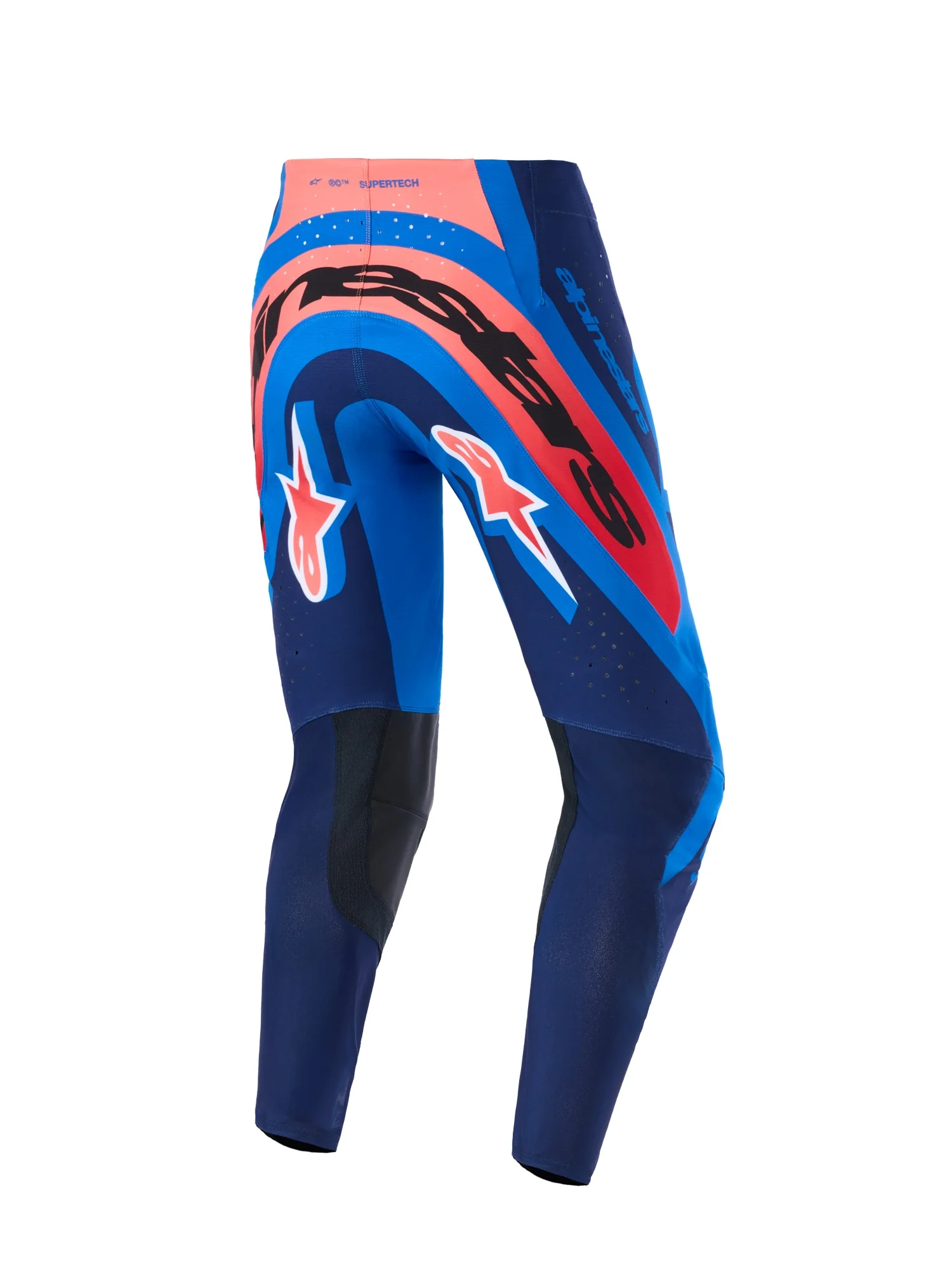ALPINESTARS 2026 SUPERTECH VISTA PANTS - DARK NAVY HOT CORAL COBALT - Image 2