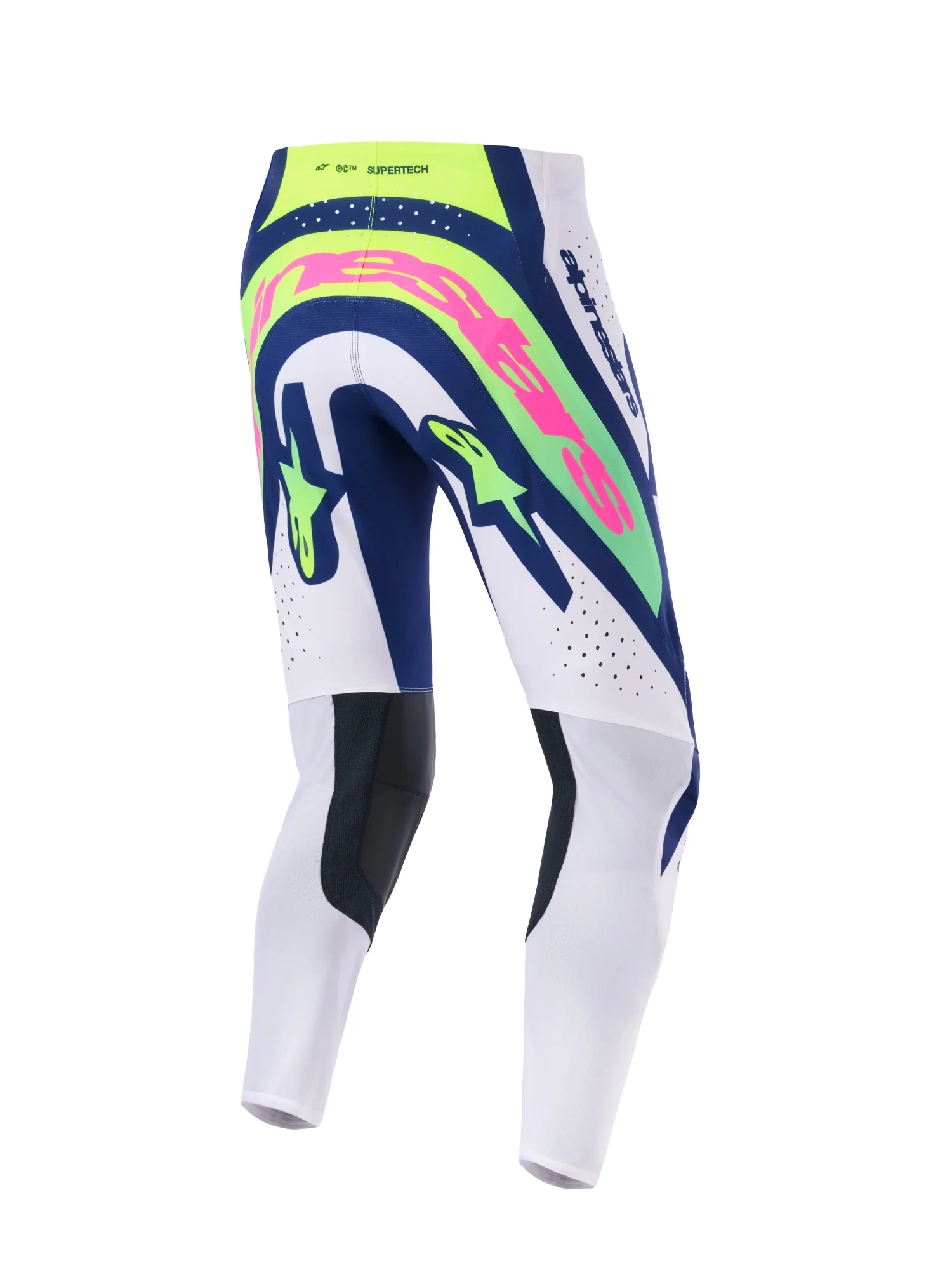 ALPINESTARS 2026 SUPERTECH VISTA PANTS - LIGHT GREY YELLOW FLUO BLUE - Image 2