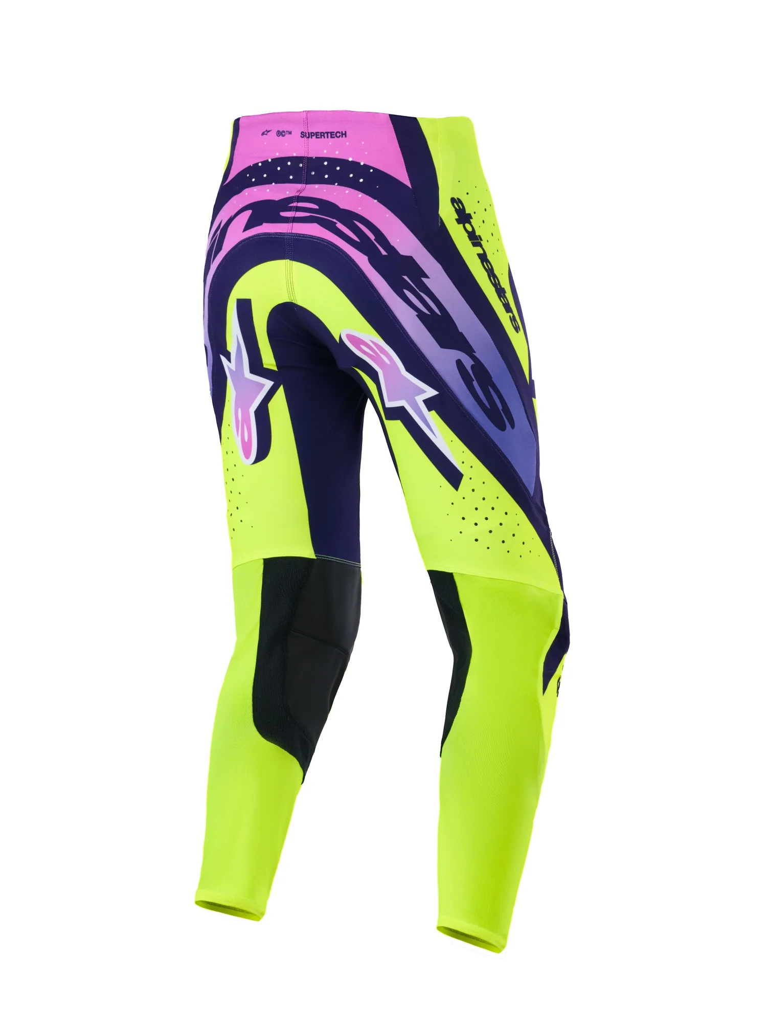 ALPINESTARS 2026 SUPERTECH VISTA PANTS - YELLOW PURPLE BLACK - Image 2
