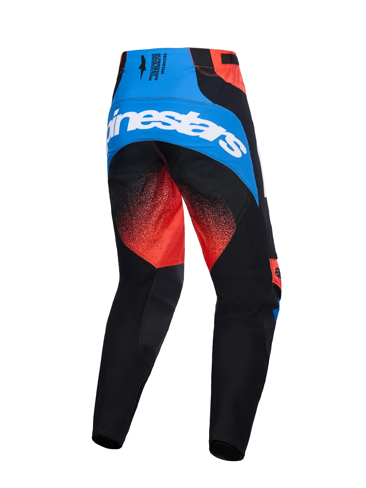 ALPINESTARS 2026 TECHSTAR KNIF PANTS - ORANGE BLACK UCLA BLUE - Image 2