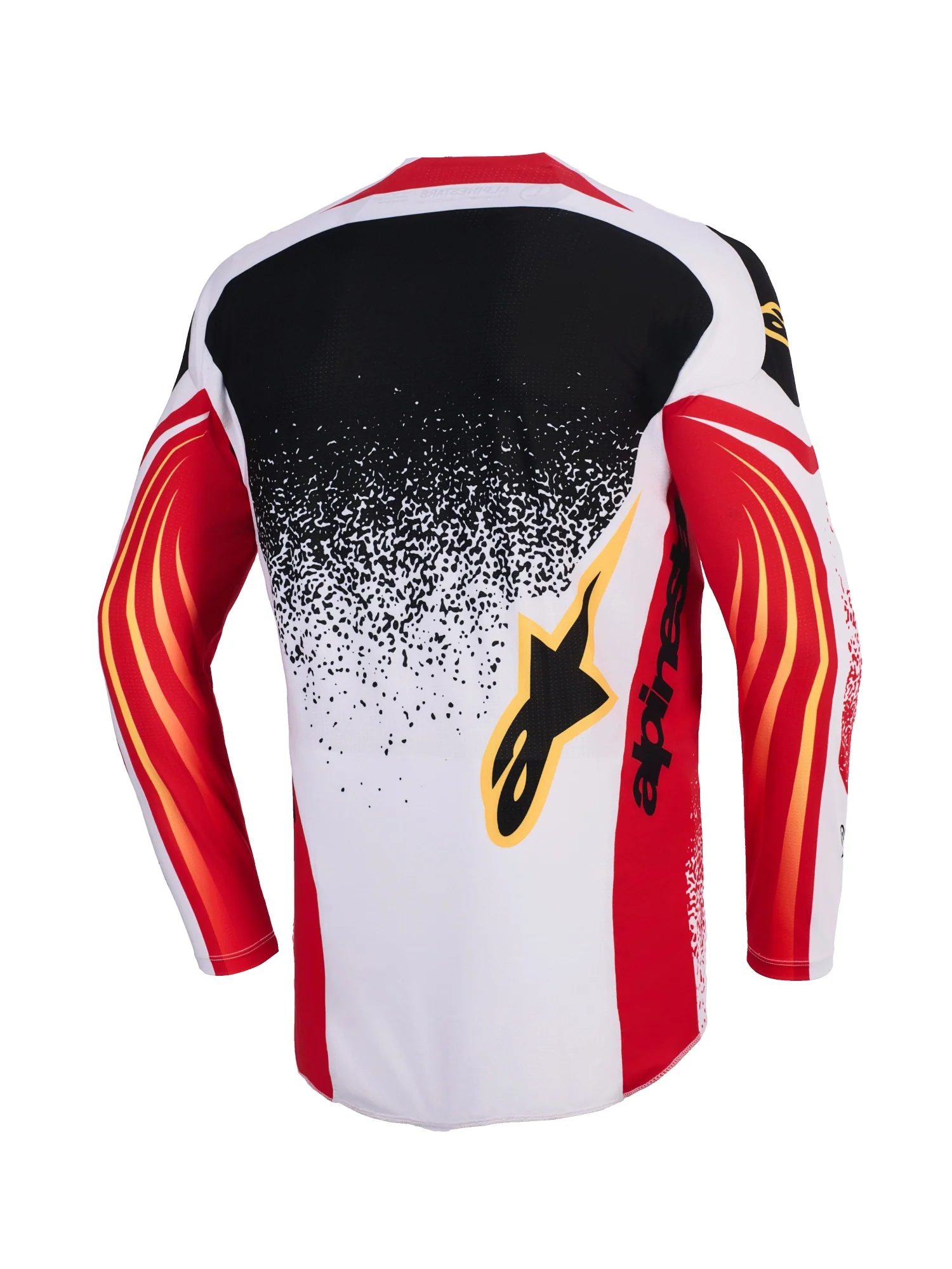 ALPINESTARS 2026 TECHSTAR NOMUR JERSEY - LIGHT GREY RED BLACK - Image 2