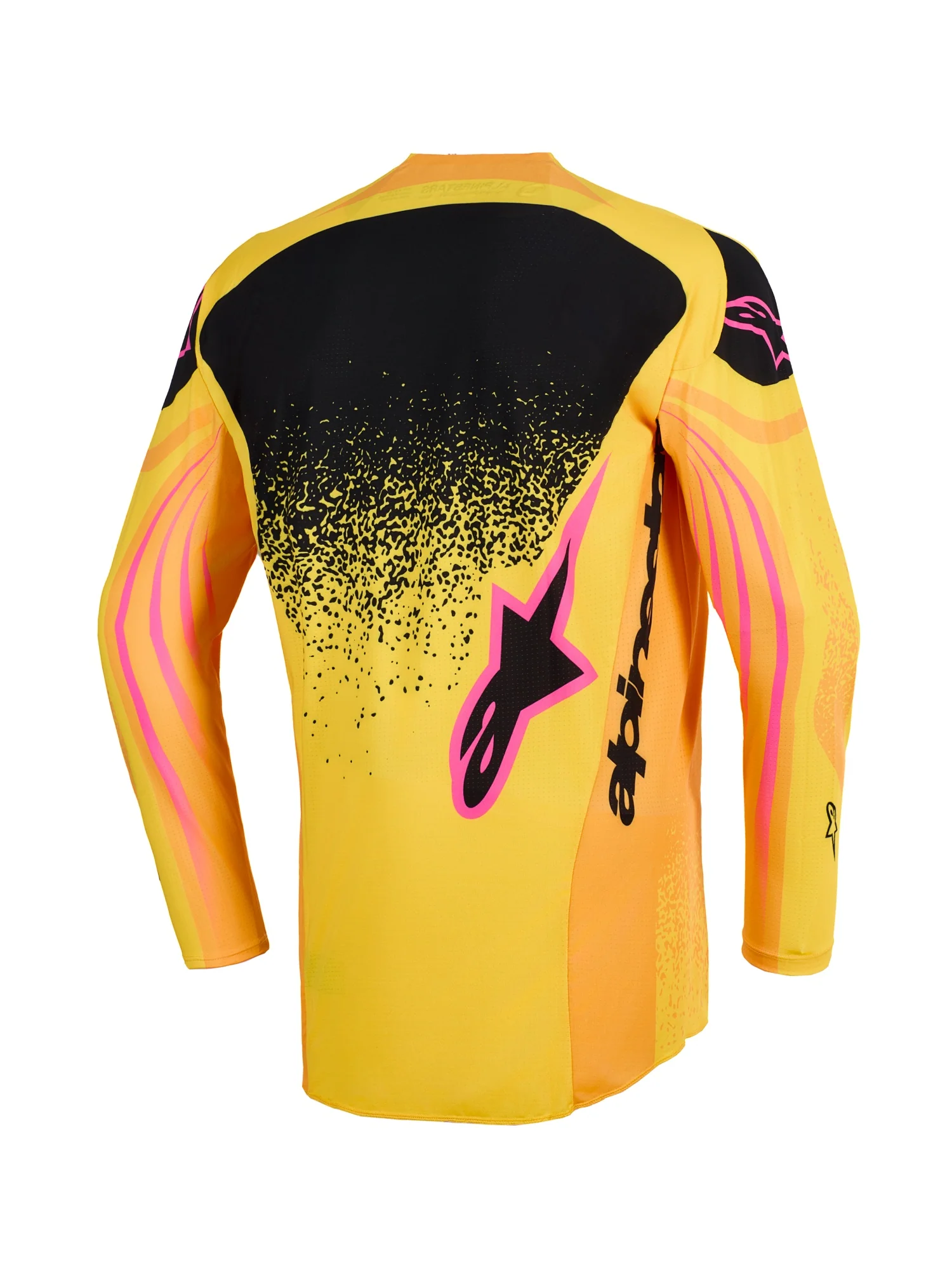 ALPINESTARS 2026 TECHSTAR NOMUR JERSEY - ORANGE YELLOW PINK - Image 2