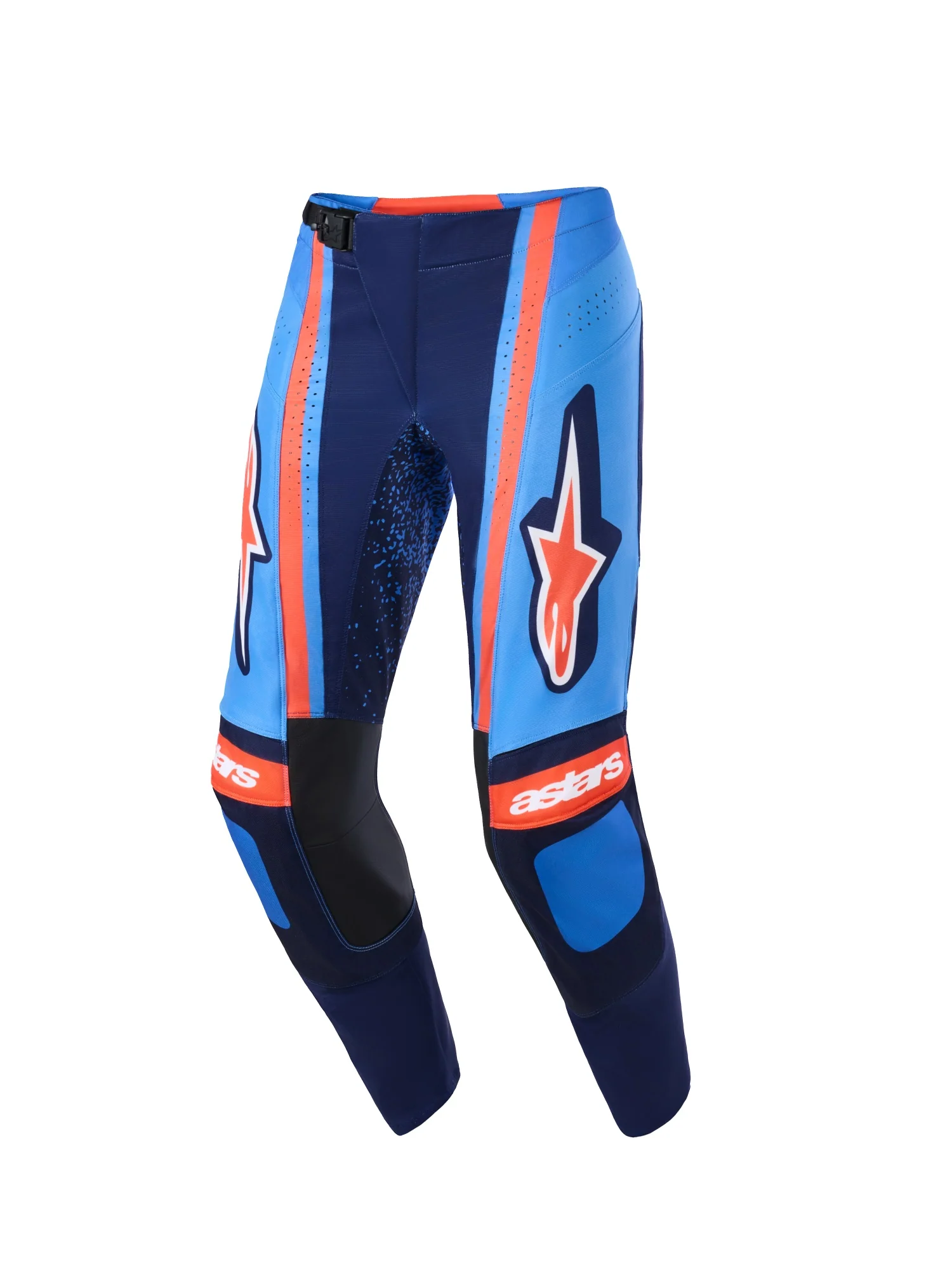 ALPINESTARS 2026 TECHSTAR NOMUR PANTS - DARK NAVY ORANGE UCLA BLUE