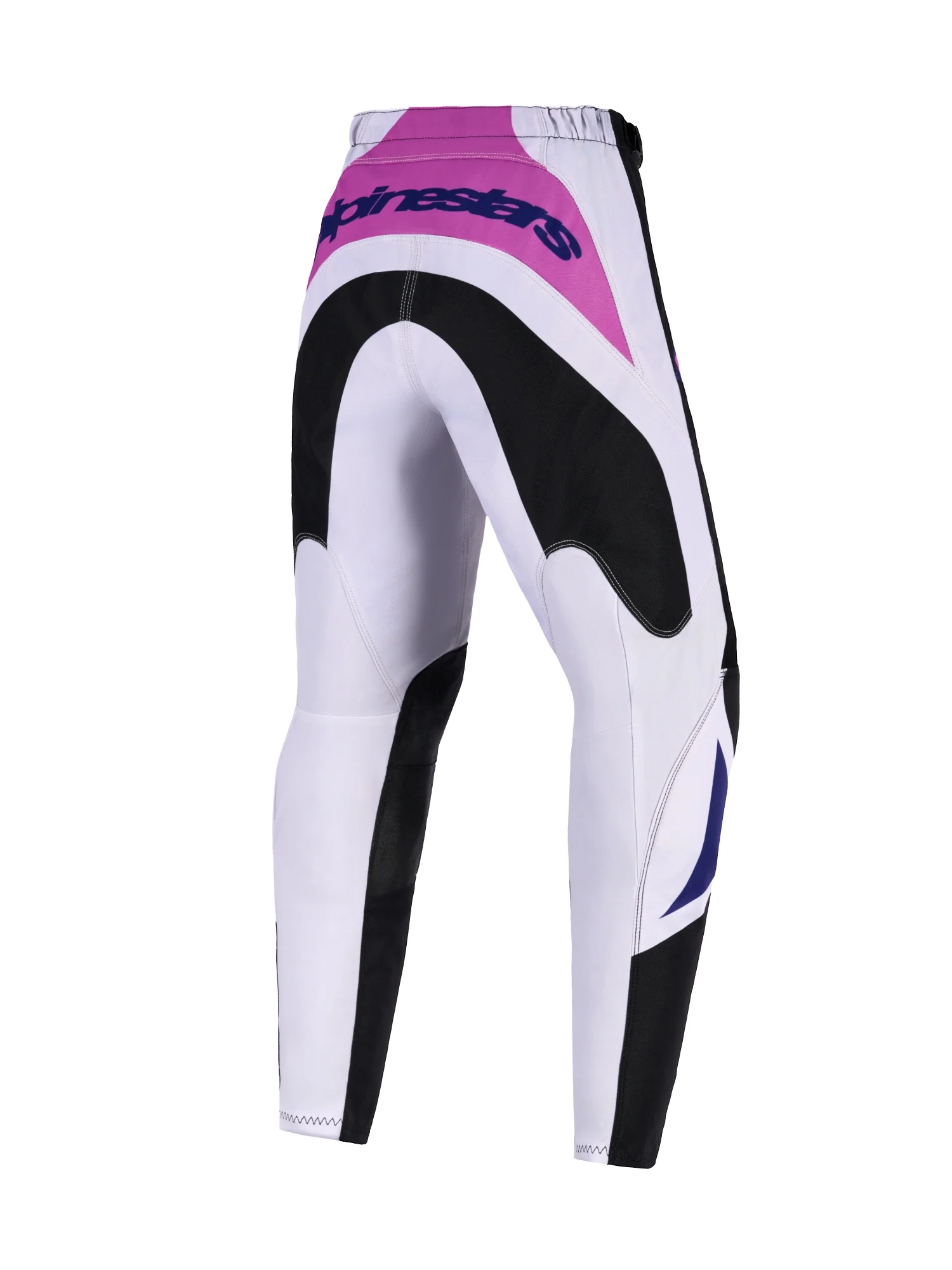 ALPINESTARS 2026 YOUTH FLUID GRID PANTS - BLACK LIGHT GREY PURPLE - Image 2