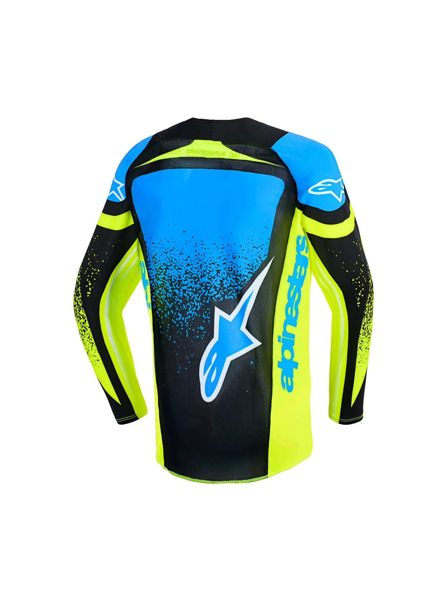 ALPINESTARS 2026 YOUTH SUPERTECH NOMUR JERSEY - DARK NAVY YELLOW FLUO UCLA BLUE - Image 2