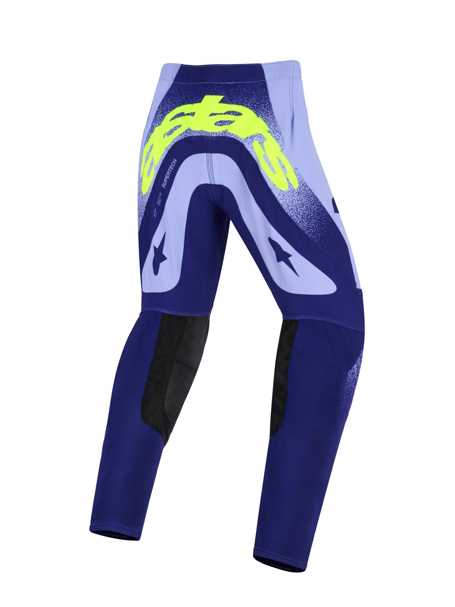 ALPINESTARS 2026 YOUTH SUPERTECH SCENZ PANTS - PURPLE YELLOW FLUO - Image 2