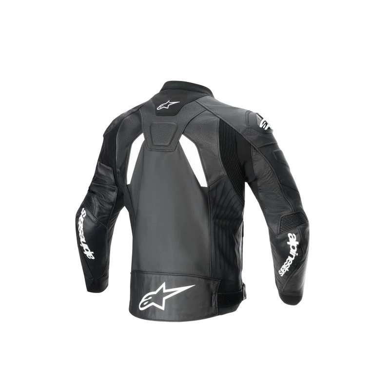 Alpinestars GP Plus R V4 Airflow Leather Jacket - Black White - Image 2