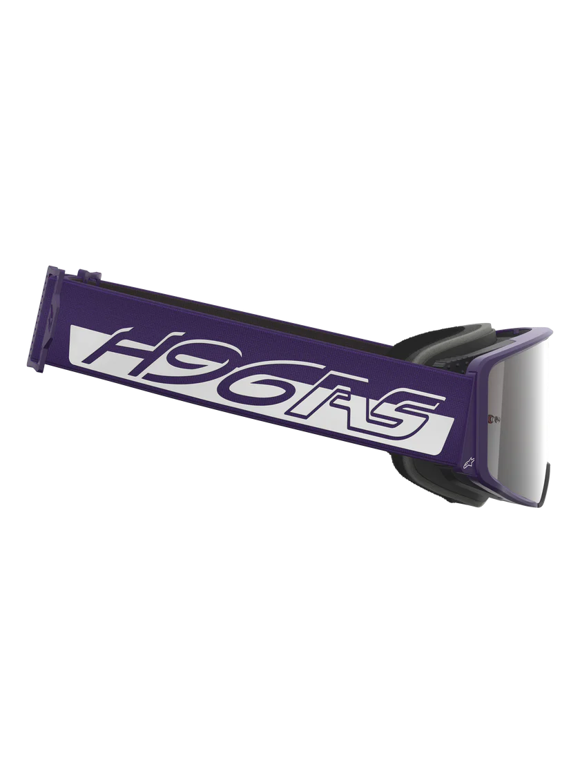 ALPINESTARS HUNT96 SUPERTECH GOGGLES - PURPLE WHITE MIRROR SILVER - Image 4