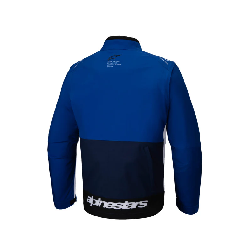 ALPINESTARS LITE-DURA SOFTSHELL JACKET - NAVY BRIGHT BLUE WHITE - Image 2