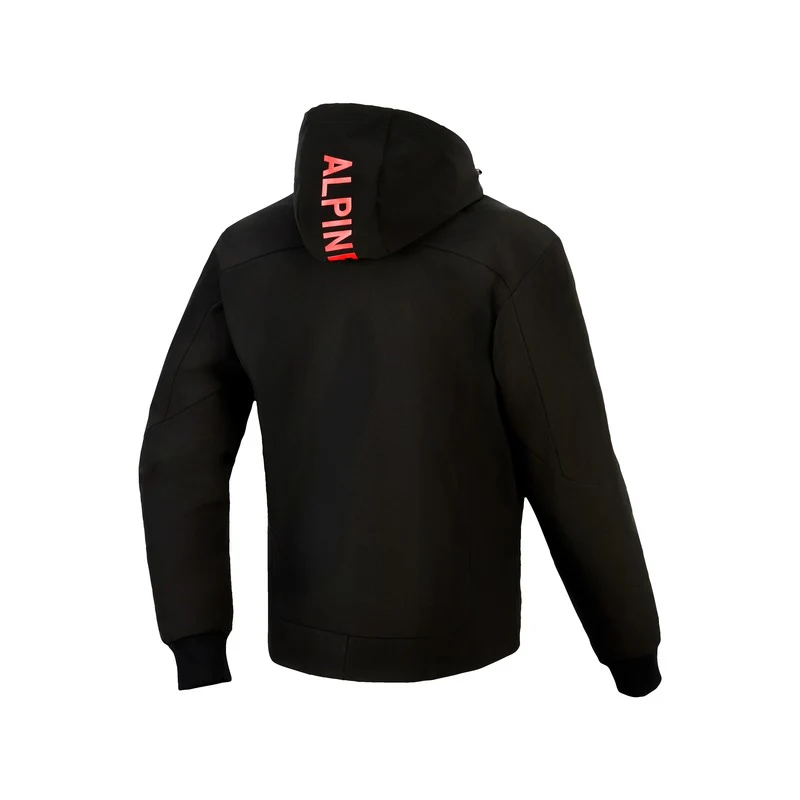 ALPINESTARS RADIUM TECH HOODIE - BLACK BRIGHT RED - Image 2