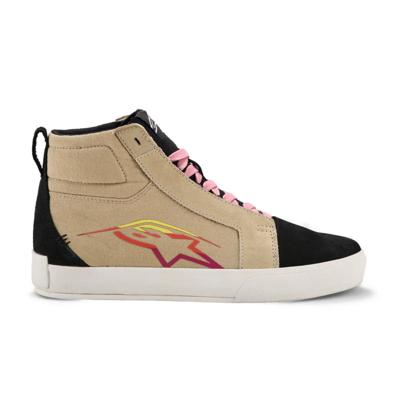 Alpinestars Ride 63 Canvas Ride Shoes - Beige Black White - Image 2