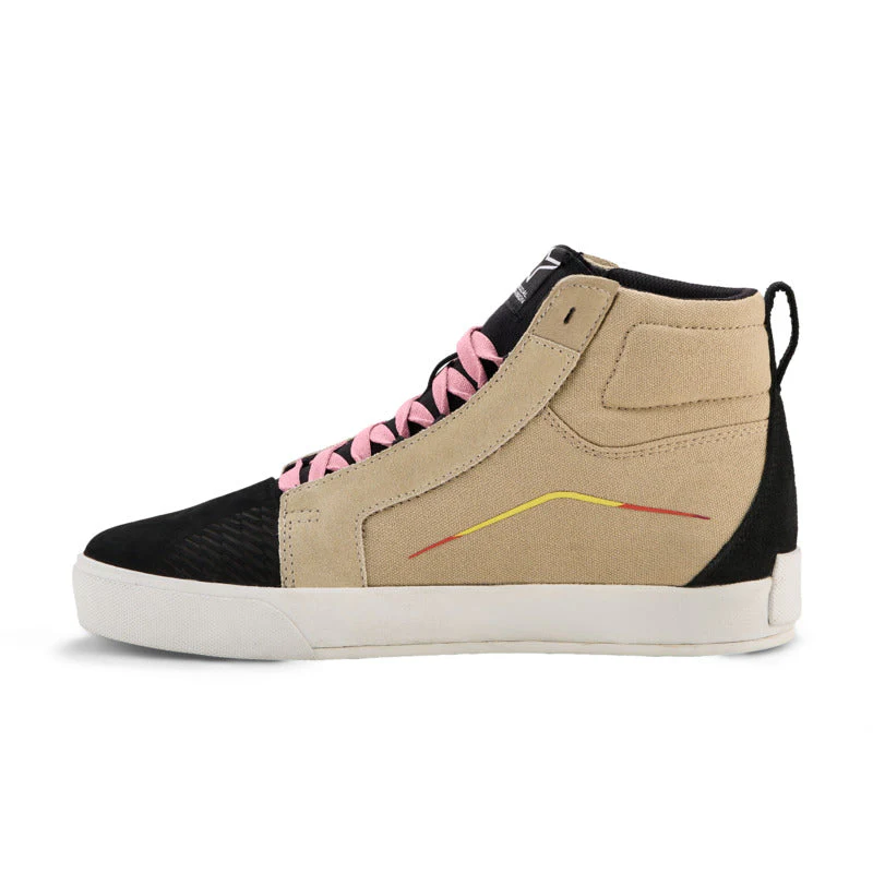 Alpinestars Ride 63 Canvas Ride Shoes - Beige Black White - Image 3