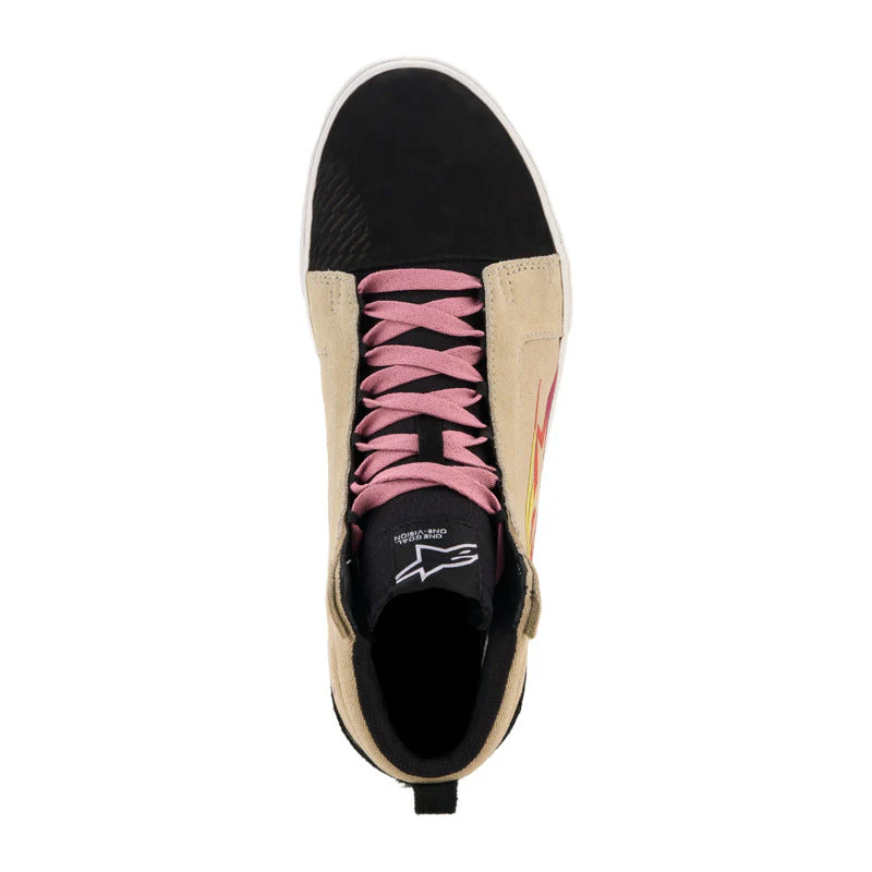 Alpinestars Ride 63 Canvas Ride Shoes - Beige Black White - Image 4