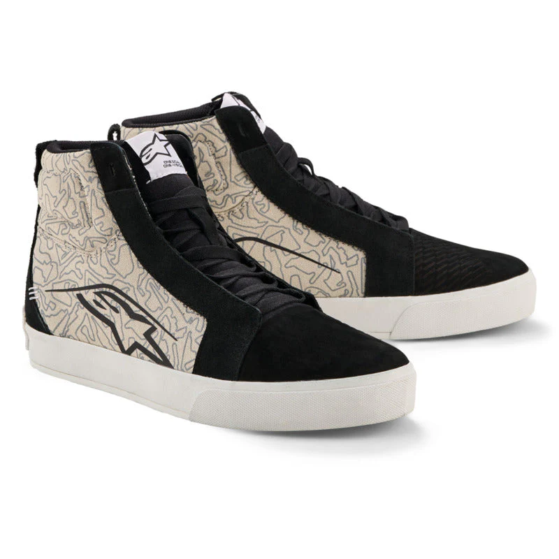 Alpinestars Ride 63 Canvas Ride Shoes - Black Cool Gray White