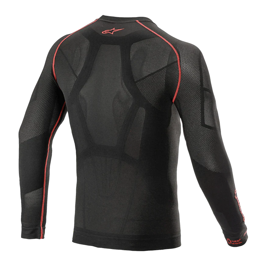 ALPINESTARS RIDE TECH V2 TOP L/S SUMMER - BLACK RED - Image 2
