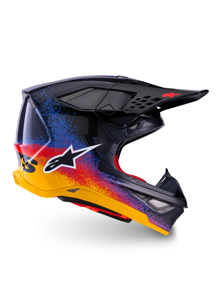 ALPINESTARS SM10 BLACK HOLE LE HELMET ECE 22.06  - BLACK BURST - Image 3