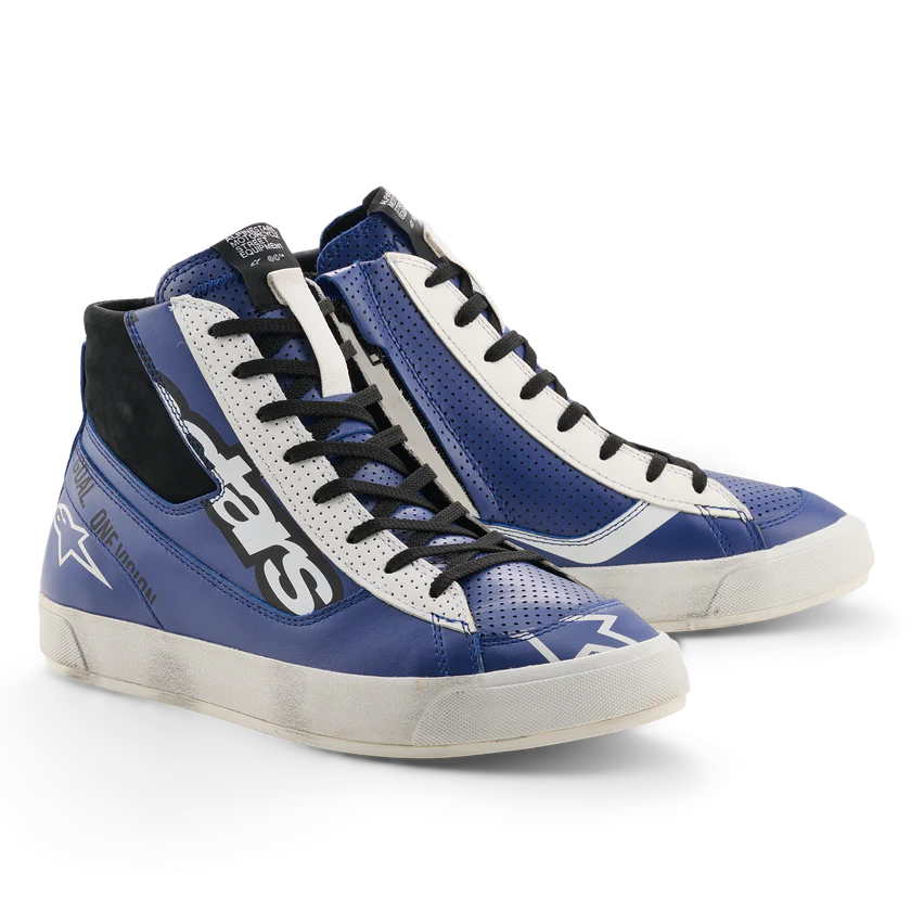Alpinestars Stated Flair Ride Shoes - Bright Blue White Black