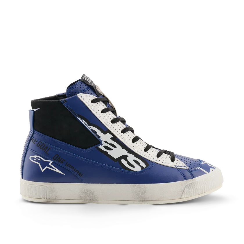 Alpinestars Stated Flair Ride Shoes - Bright Blue White Black - Image 2
