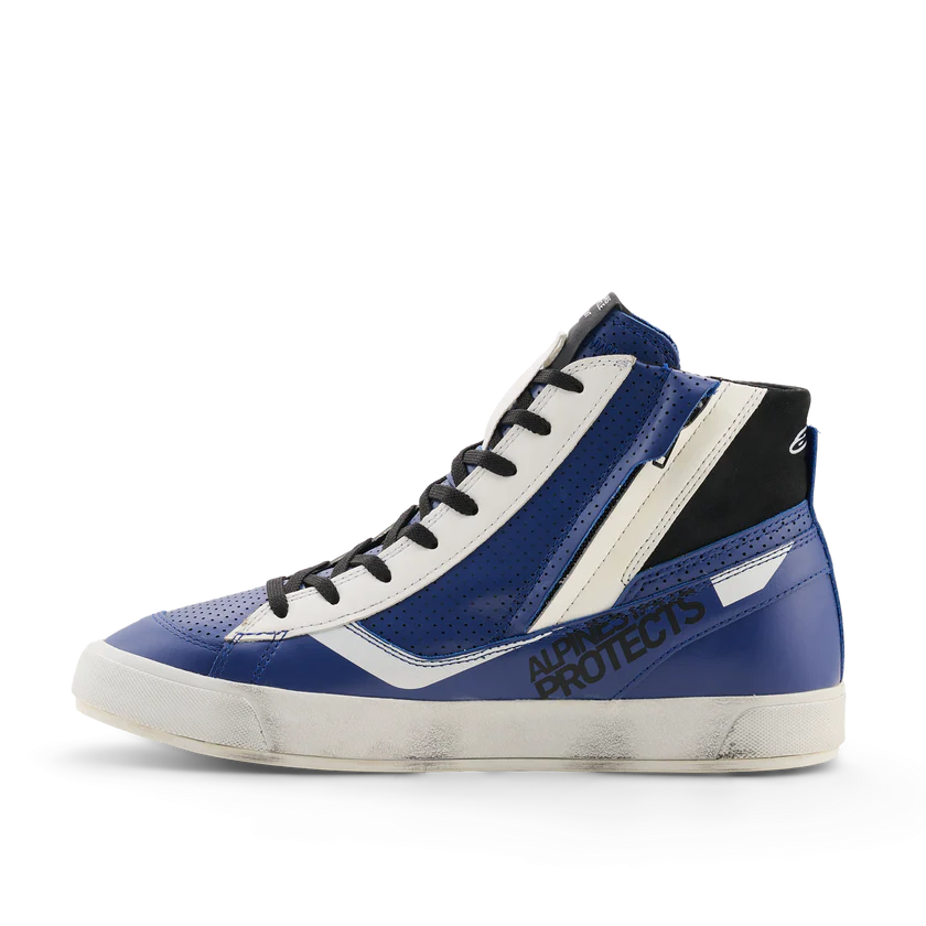 Alpinestars Stated Flair Ride Shoes - Bright Blue White Black - Image 3