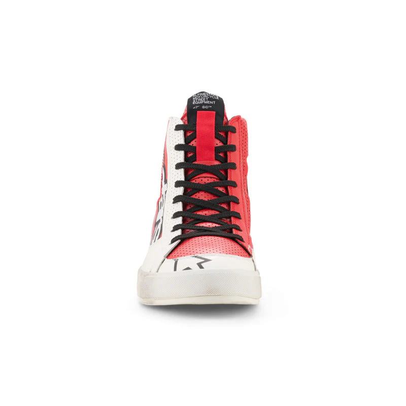 Alpinestars Stated Flair Ride Shoes - White Bright Red - Image 2