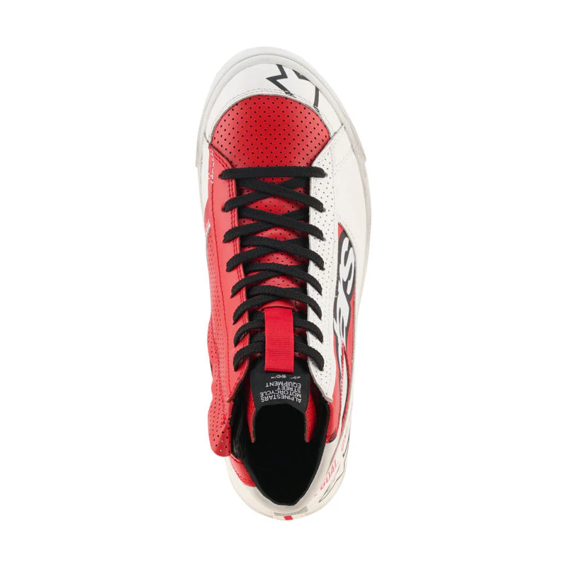 Alpinestars Stated Flair Ride Shoes - White Bright Red - Image 6