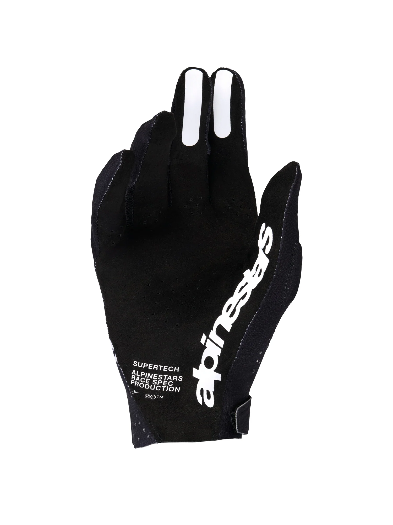 ALPINESTARS SUPERTECH MX GLOVES - BLACK WHITE - Image 2