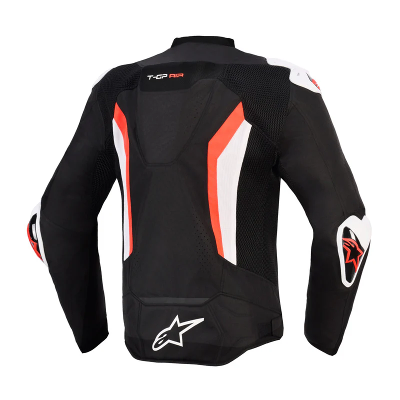 ALPINESTARS T-GP AIR JACKET - BLACK FLURO-RED - Image 2