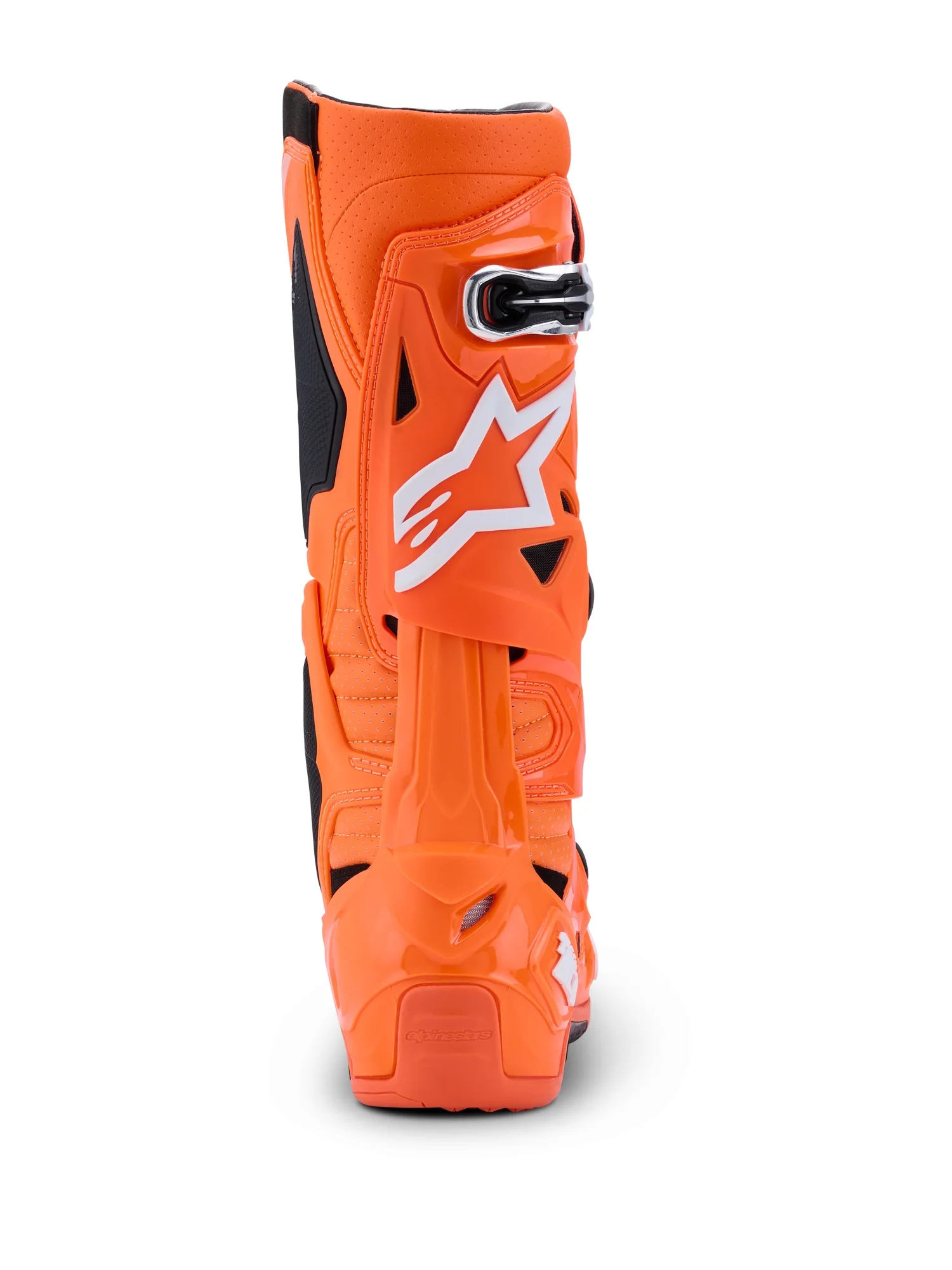 ALPINESTARS TECH 10 SUPERVENTED BOOTS - ORANGE FLUO BLACK WHITE - Image 4