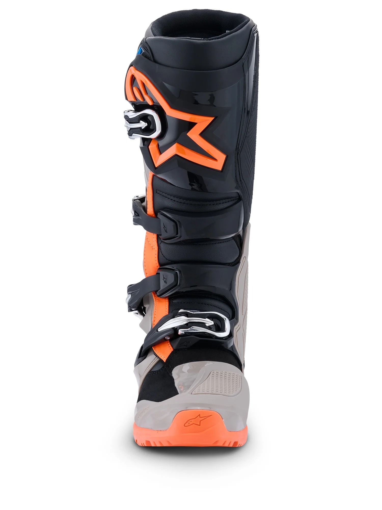 ALPINESTARS TECH 7 ENDURO BOOTS - BLACK WARM GREY ORANGE FLUO - Image 2