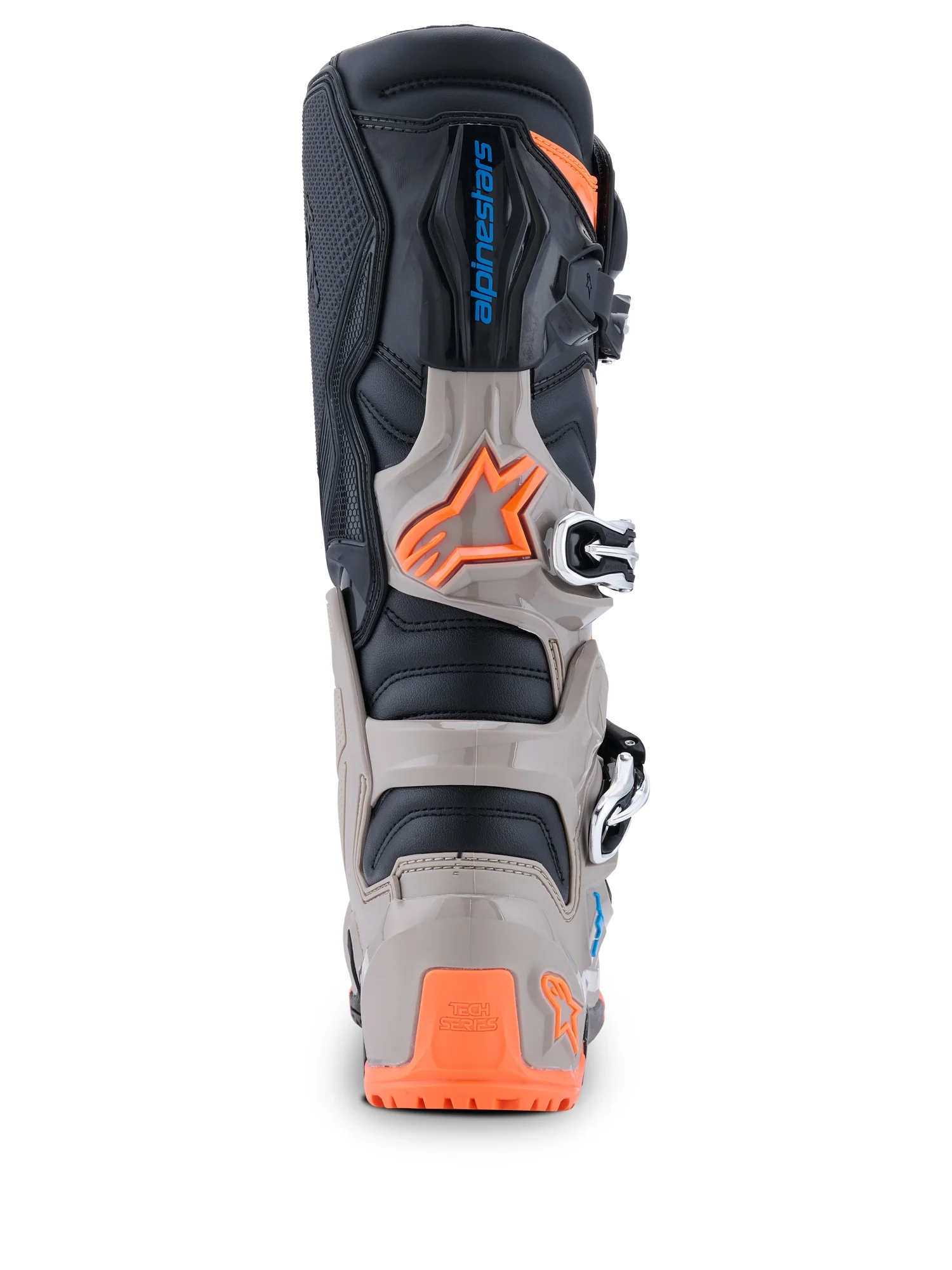 ALPINESTARS TECH 7 ENDURO BOOTS - BLACK WARM GREY ORANGE FLUO - Image 3