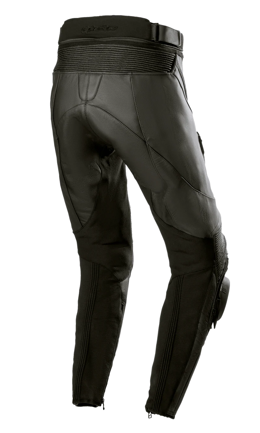 ALPINESTARS WOMENS MISSILE V3 LEATHER PANTS - BLACK/BLACK - Image 2