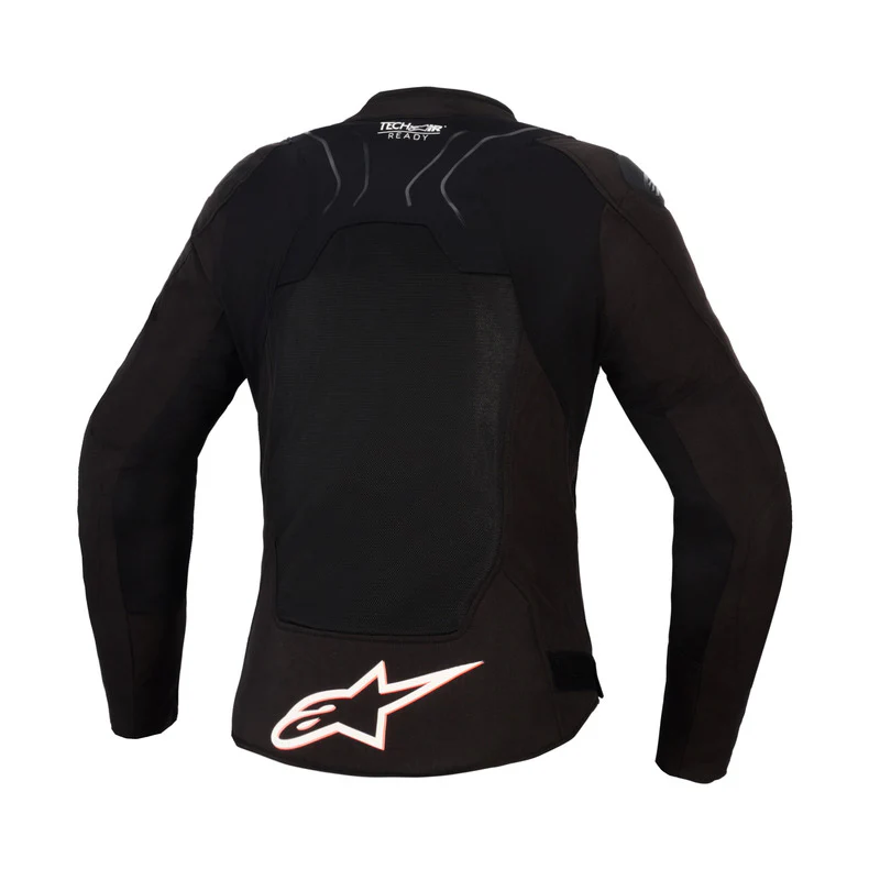 ALPINESTARS WOMENS STELLA SMX AIR JACKET - BLACK WHITE RED-FLURO - Image 2