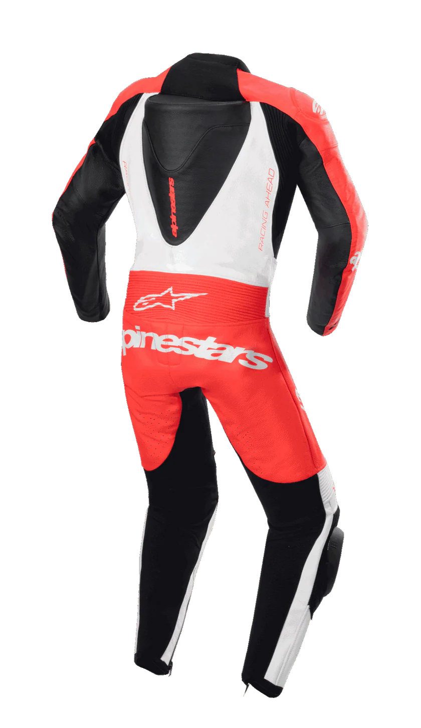 Alpinestars Youth GP Plus V2 1 PC Leather Suit - Red Fluro White Black - Image 2