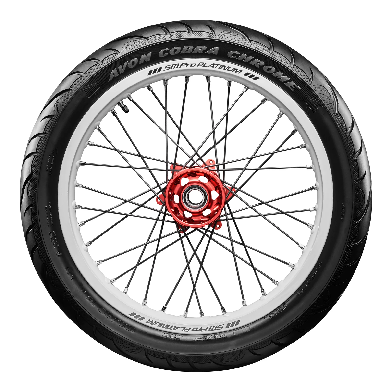 Avon Cobra Chrome 150/80R16 Front Tyre (71V Rating) AV91 - Image 2
