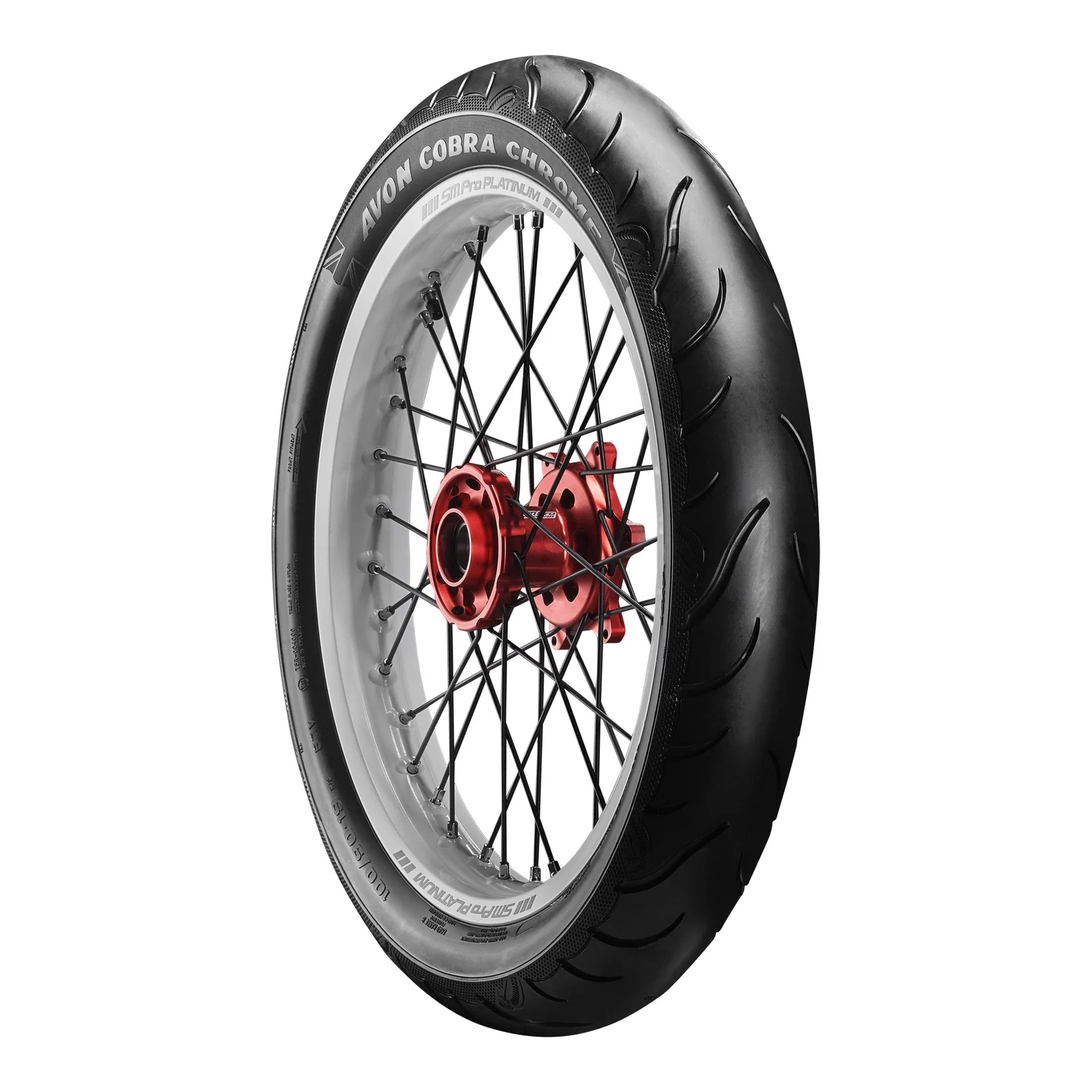 Avon Cobra Chrome MT90B16 (130/90B16) Front Tyre (74H Rating) AV91
